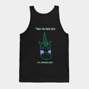 Irish you were beer Tank Top